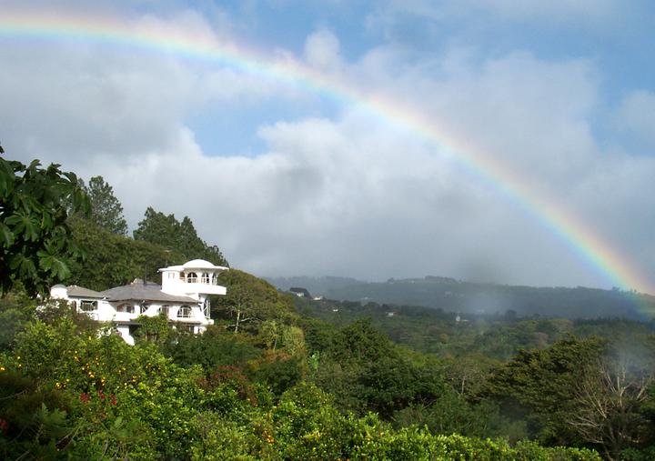 Rainbow over Finca Rosa Blanca