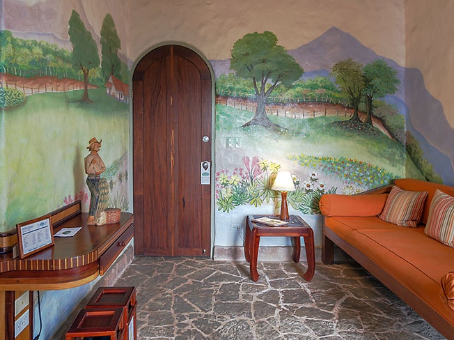 El Valle Junior Suite for families at Finca Rosa Blanca